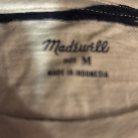 Madewell Striped Tee Sz Medium - Picture 3 of 5
